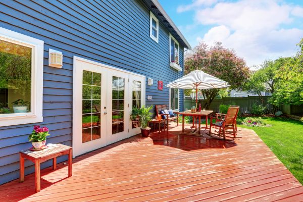 Blue Siding Installation in Rochester